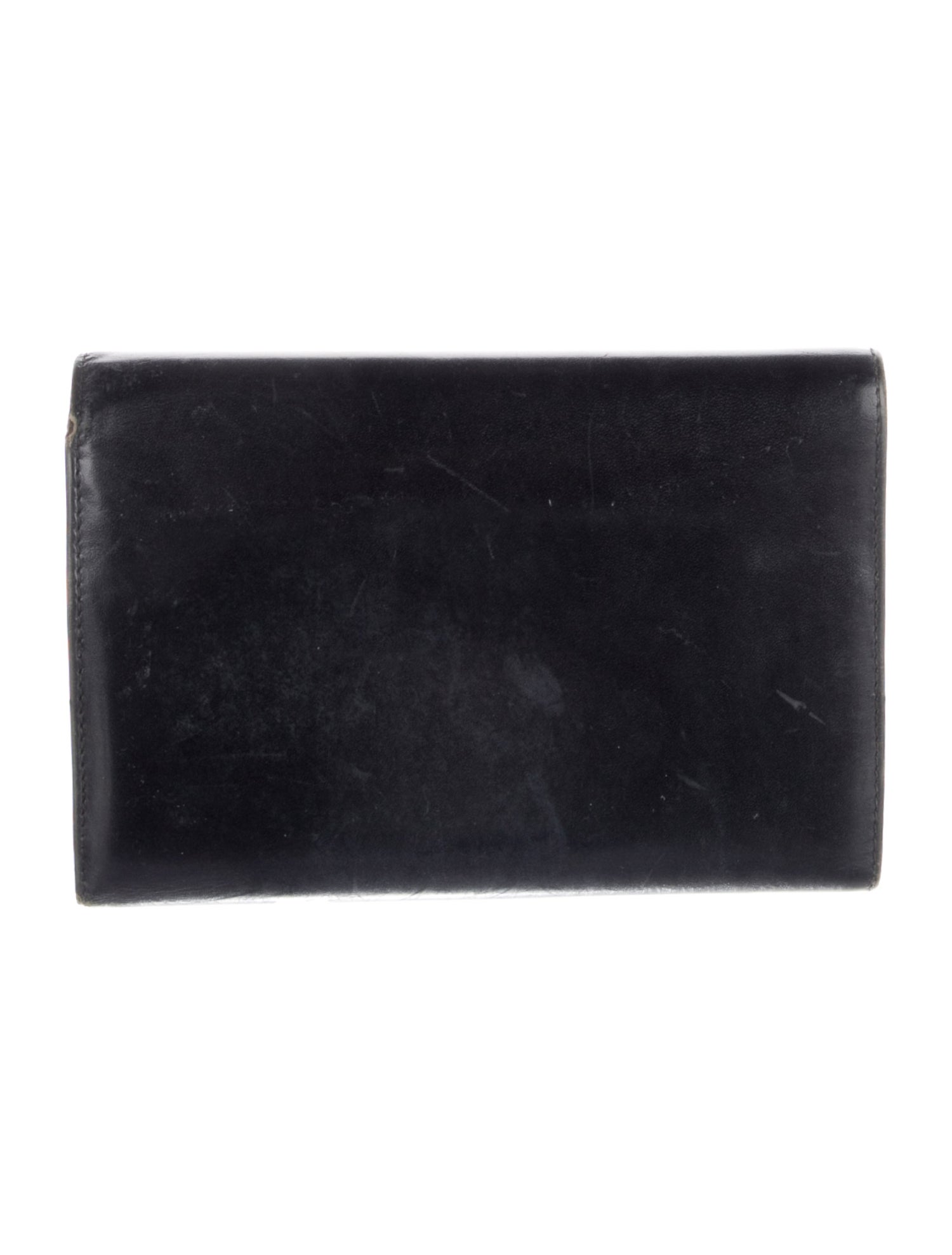 Prada City Calf Leather Compact Wallet