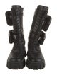 Prada Leather Combat Boots