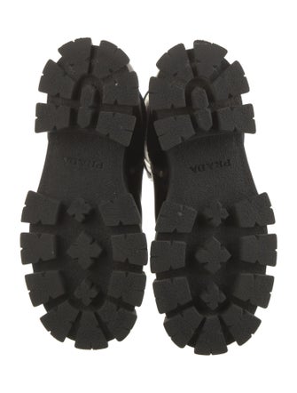 Prada Leather Combat Boots