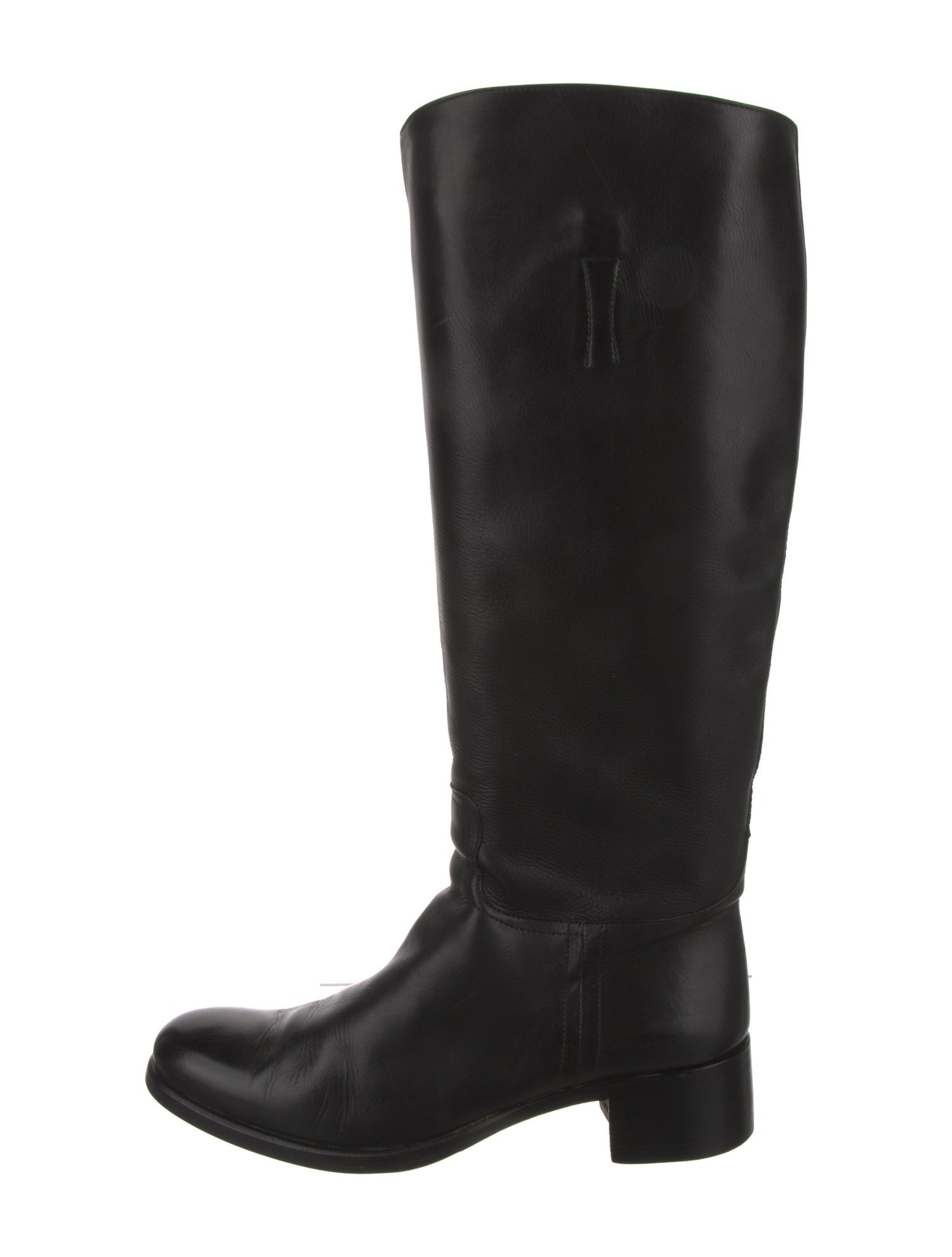 Prada Leather Riding Boots