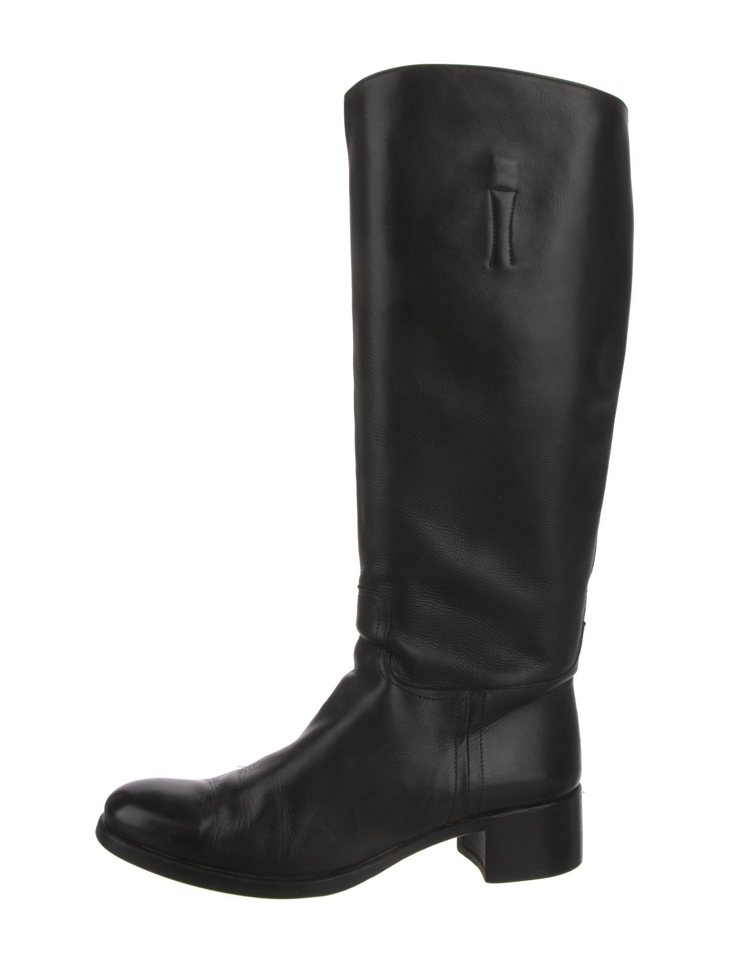 Prada Leather Riding Boots