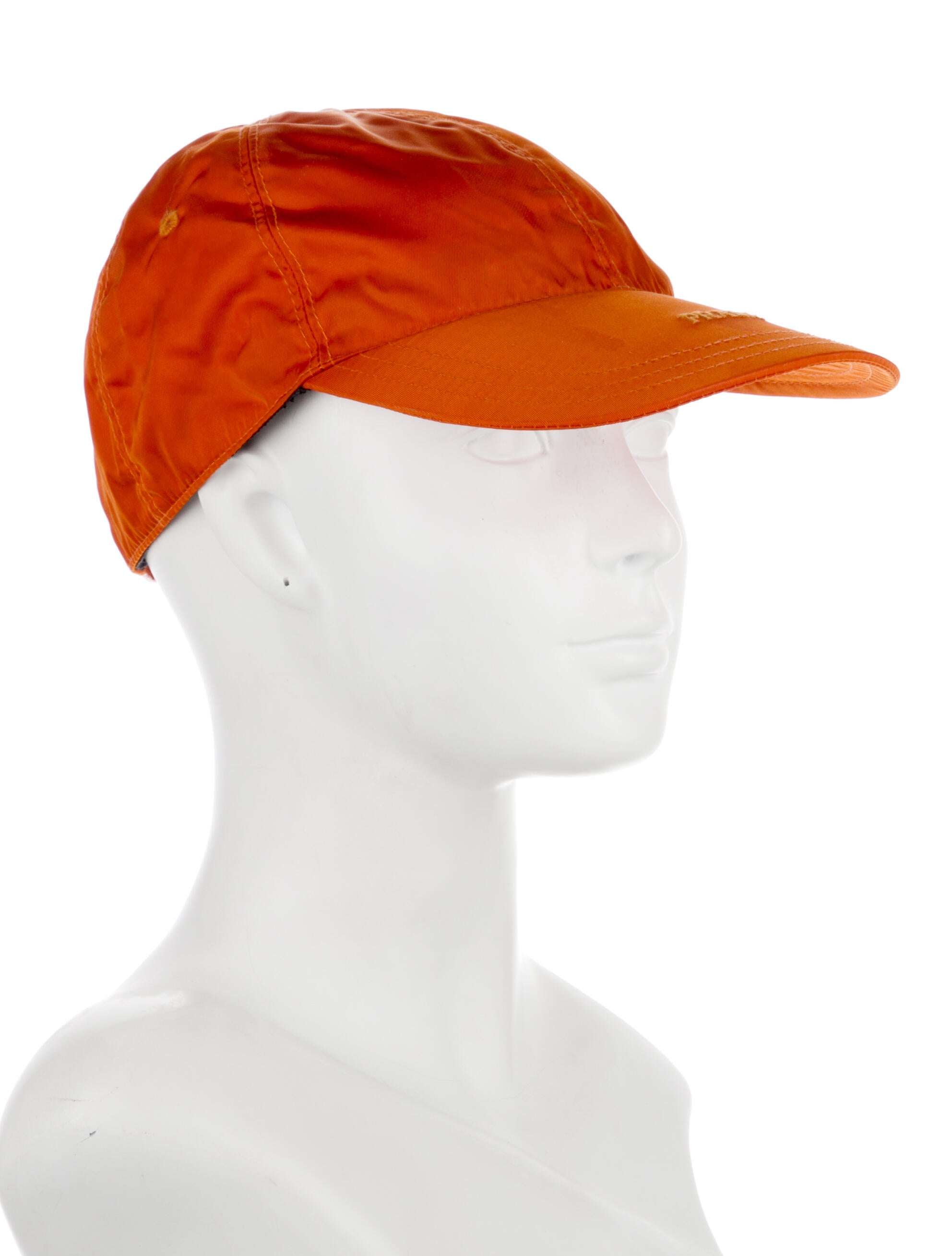 Prada Baseball Cap With Embroidered Logo