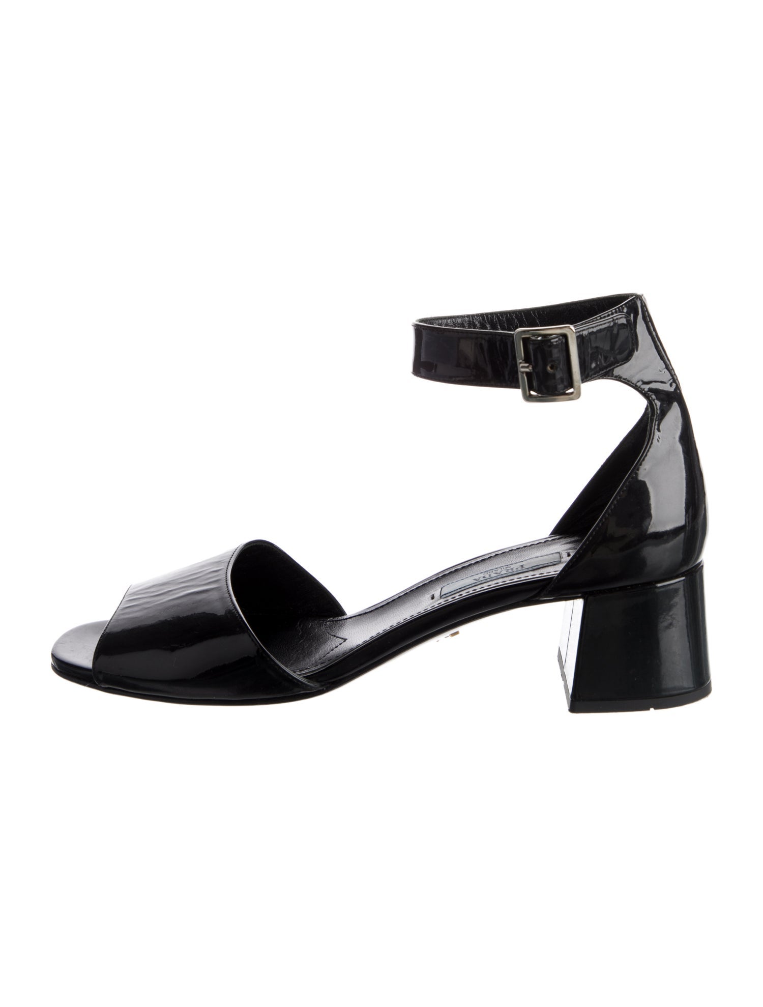 Prada Patent Leather Sandals