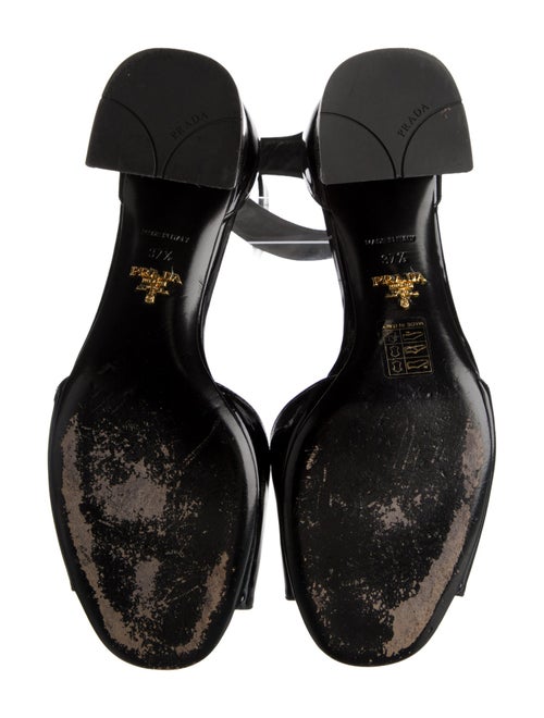 Prada Patent Leather Sandals