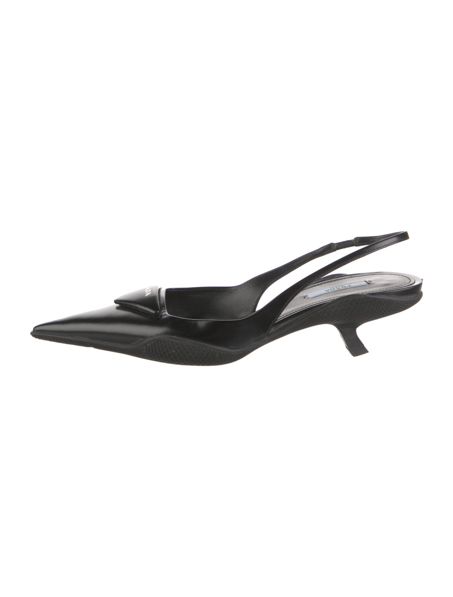 Prada Leather Slingback Pumps
