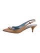 Prada Leather Slingback Pumps