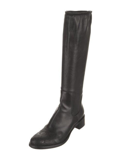 Prada Leather Riding Boots