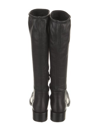 Prada Leather Riding Boots
