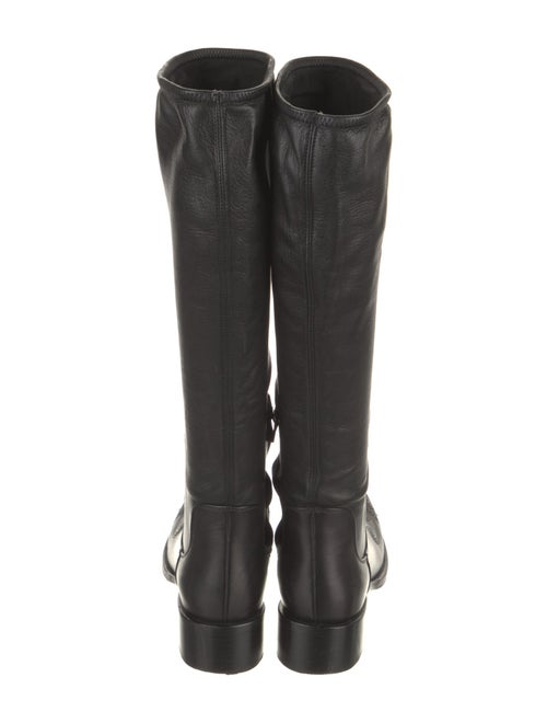 Prada Leather Riding Boots