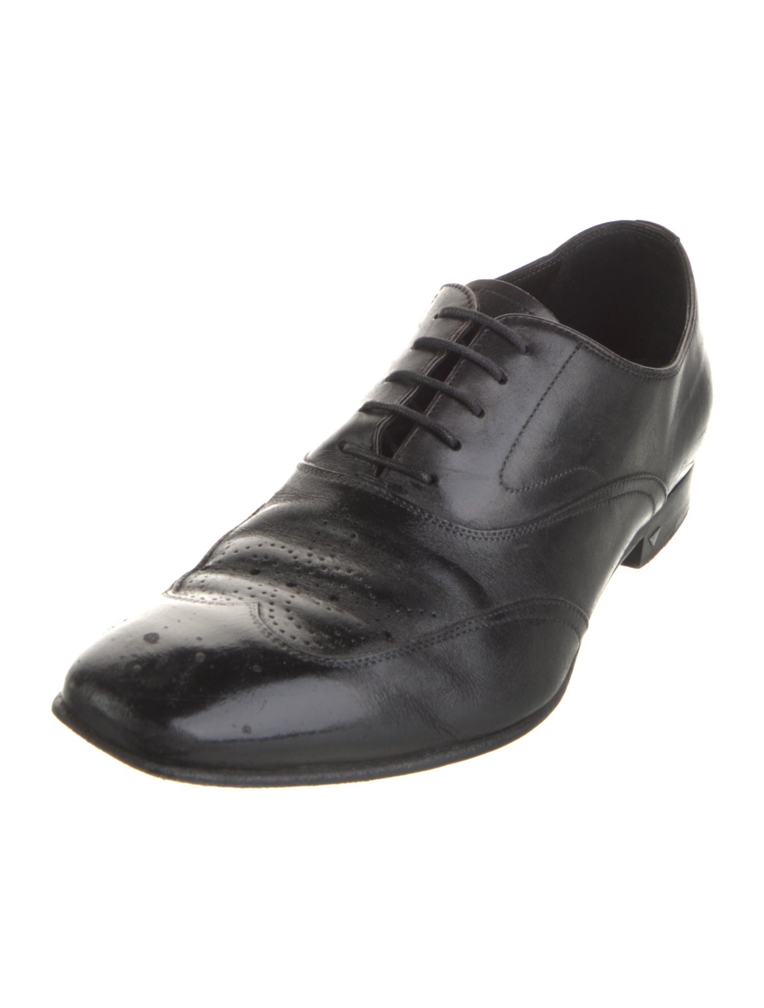 Prada Leather Oxfords