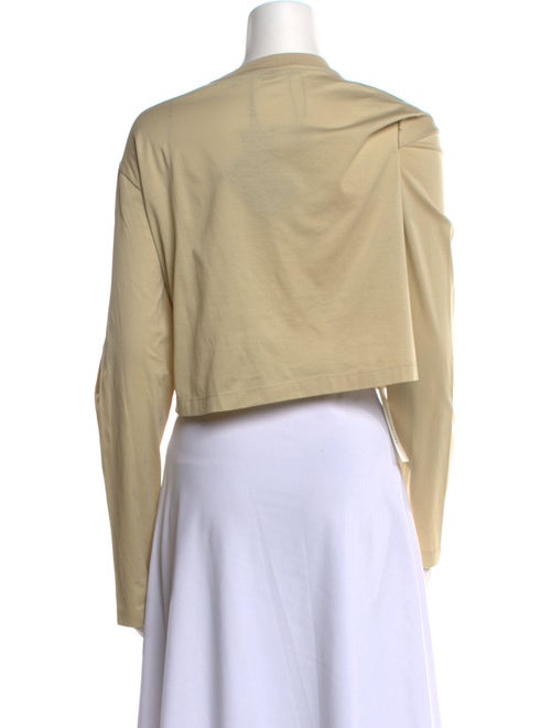 Prada 2022 Mock Neck Crop Top