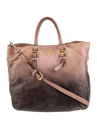 Prada Glace Calf Leather Metal