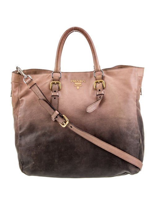 Prada Glace Calf Leather Metal