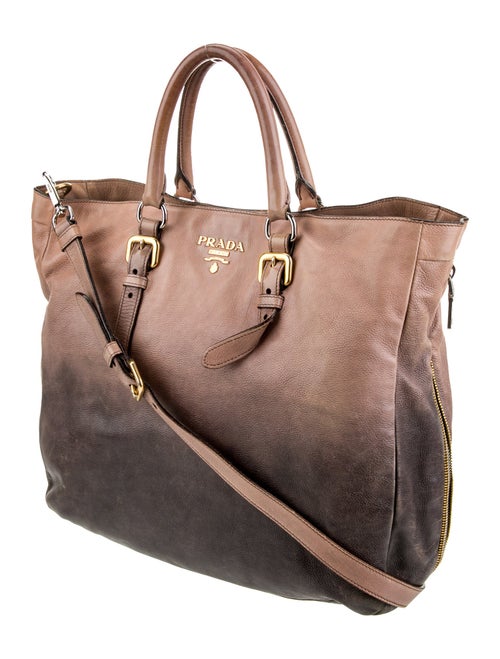 Prada Glace Calf Leather Metal