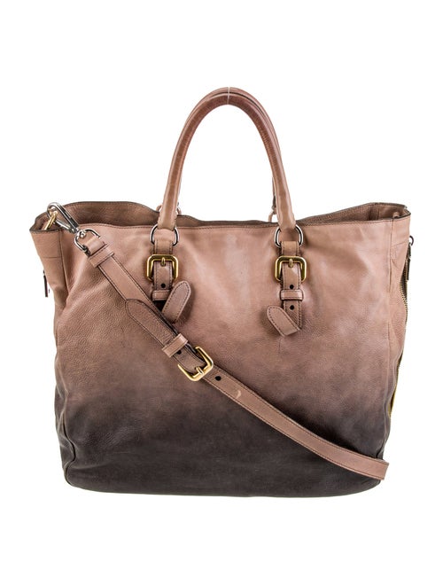 Prada Glace Calf Leather Metal