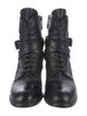 Prada Leather Combat Boots