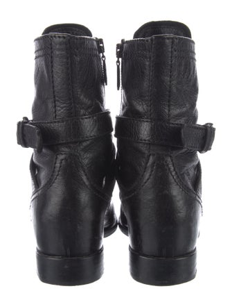 Prada Leather Combat Boots