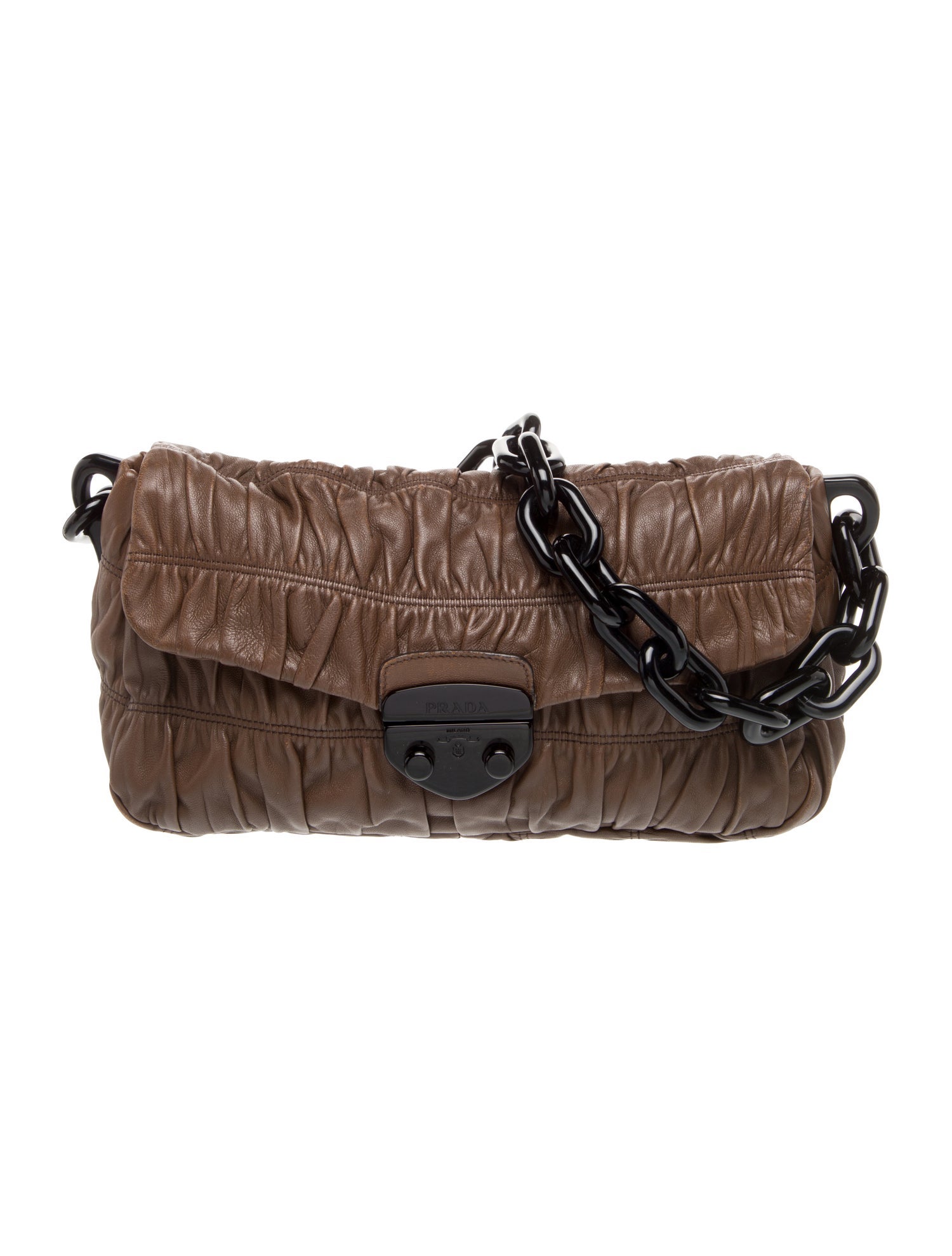 Prada Nappa Leather Shoulder Bag