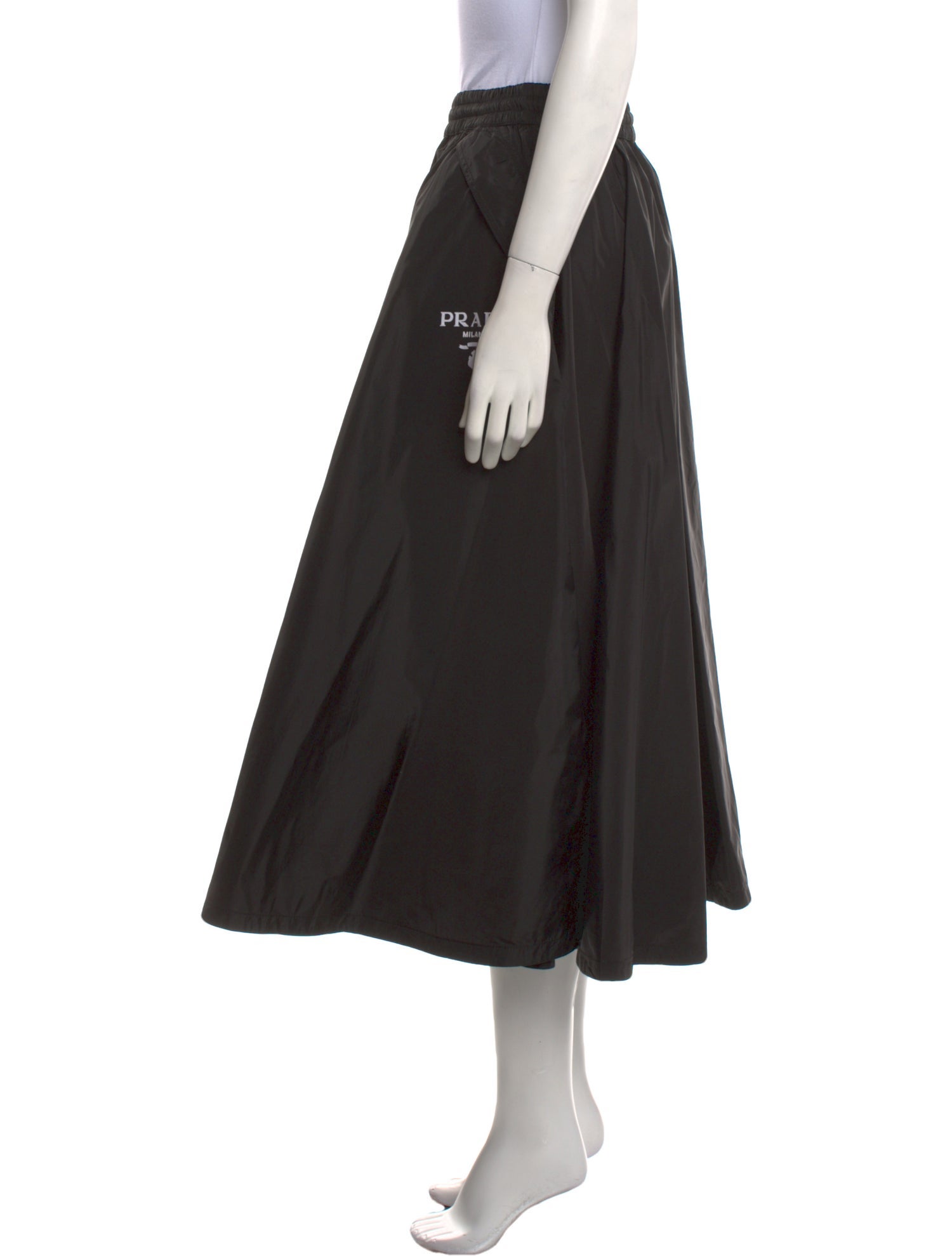 Prada Re-Nylon Midi Length Skirt