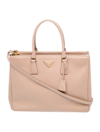 Prada Saffiano Leather Galleria Double Zip Large