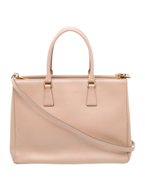 Prada Saffiano Leather Galleria Double Zip Large