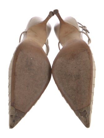 Prada Leather Slingback Pumps