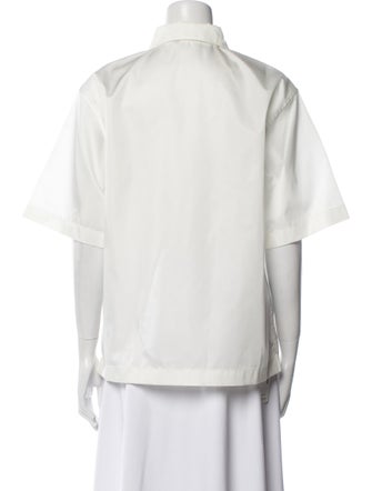 Prada 2021 Re-Nylon Button-Up Top