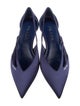 Prada Satin Slingback Flats