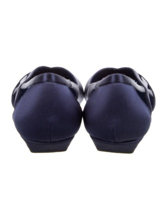 Prada Satin Slingback Flats