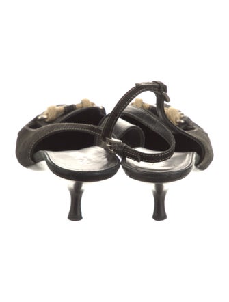 Prada Suede Slingback Pumps