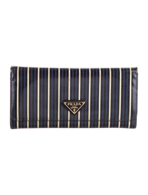Prada Saffiano Leather Continental Wallet