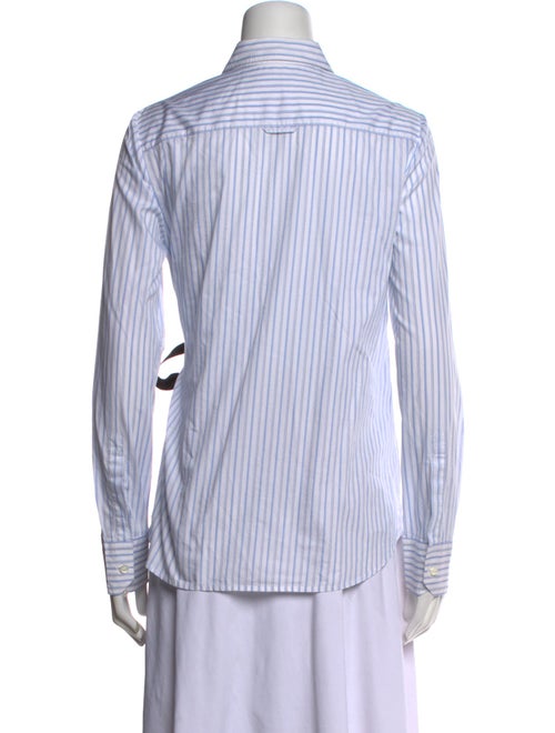 Prada 2020 Striped Button-Up Top