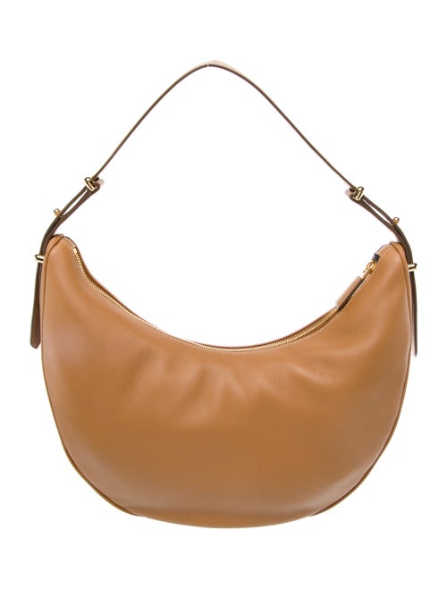 Prada Enameled Metal Triangle Arque Large