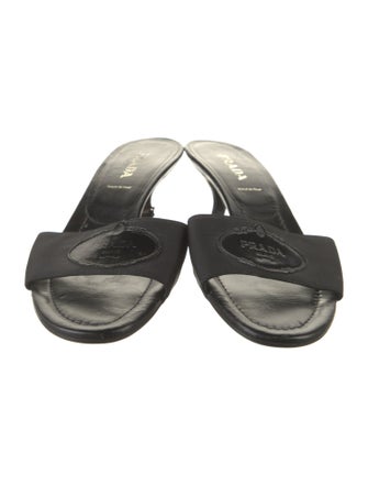 Prada Tessuto Nylon Nylon Slides