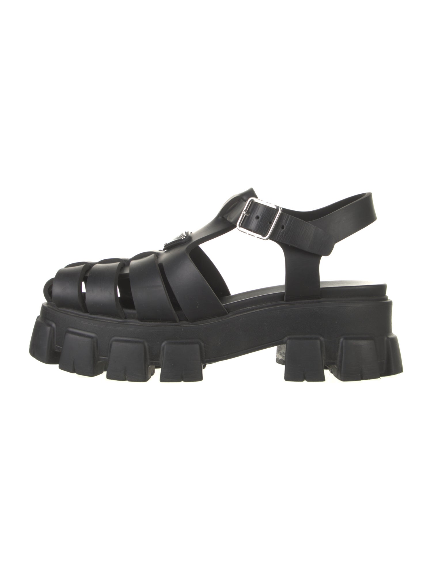 Prada Rubber Gladiator Sandals