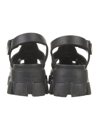 Prada Rubber Gladiator Sandals