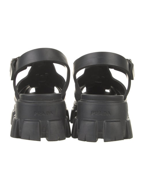 Prada Rubber Gladiator Sandals