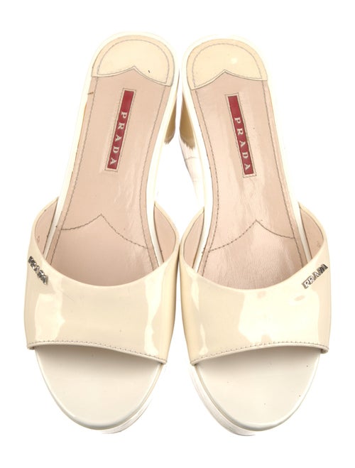 Prada Patent Leather Slides