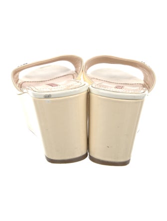 Prada Patent Leather Slides