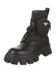 Prada Leather Combat Boots