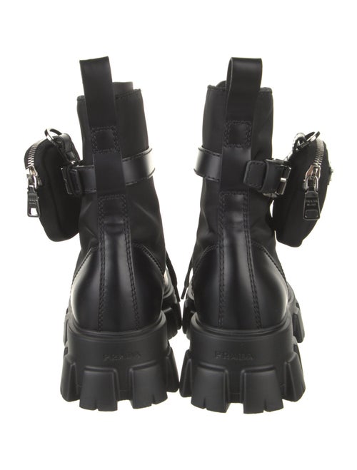 Prada Leather Combat Boots