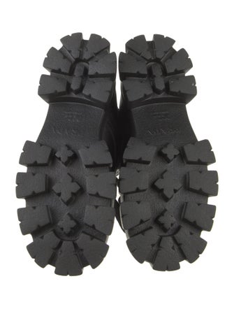 Prada Leather Combat Boots
