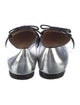 Prada Leather Bow Accents Loafers