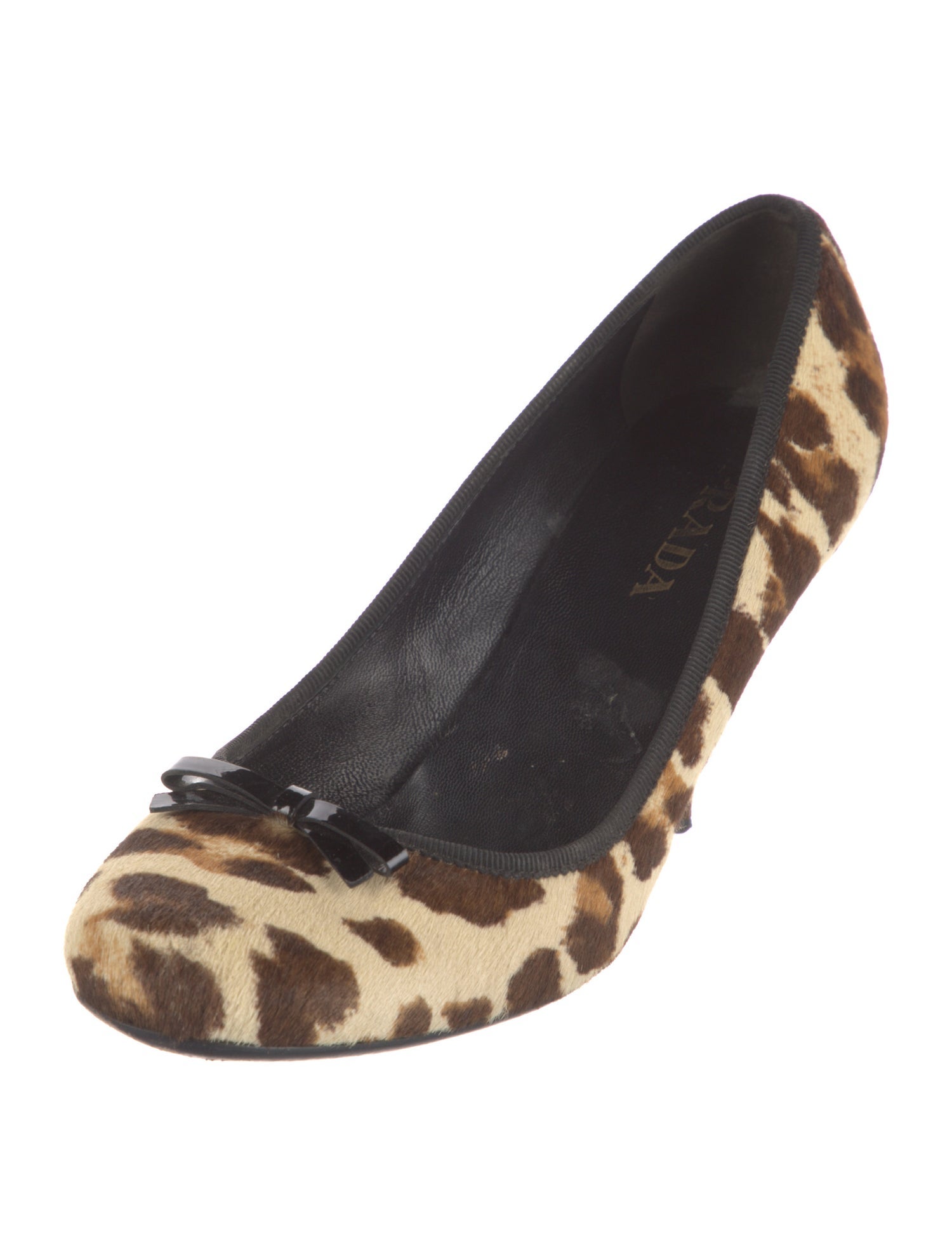Prada Ponyhair Animal Print Pumps