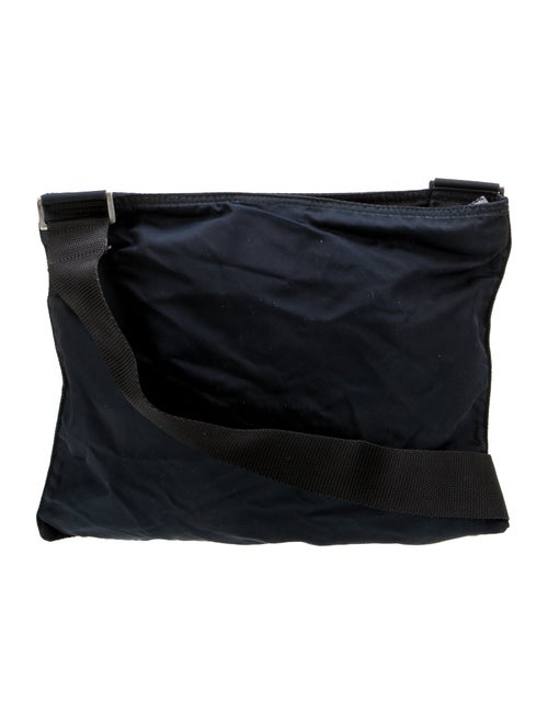 Prada Enameled Metal Triangle Portfolio