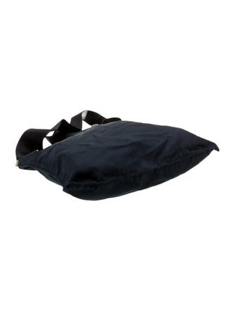 Prada Enameled Metal Triangle Portfolio