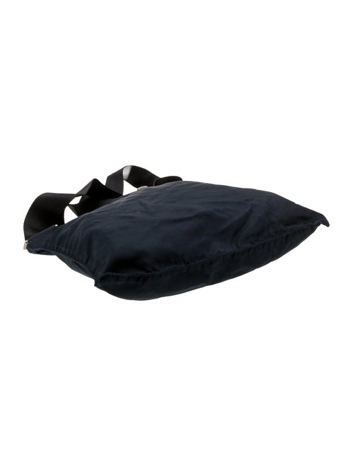 Prada Enameled Metal Triangle Portfolio