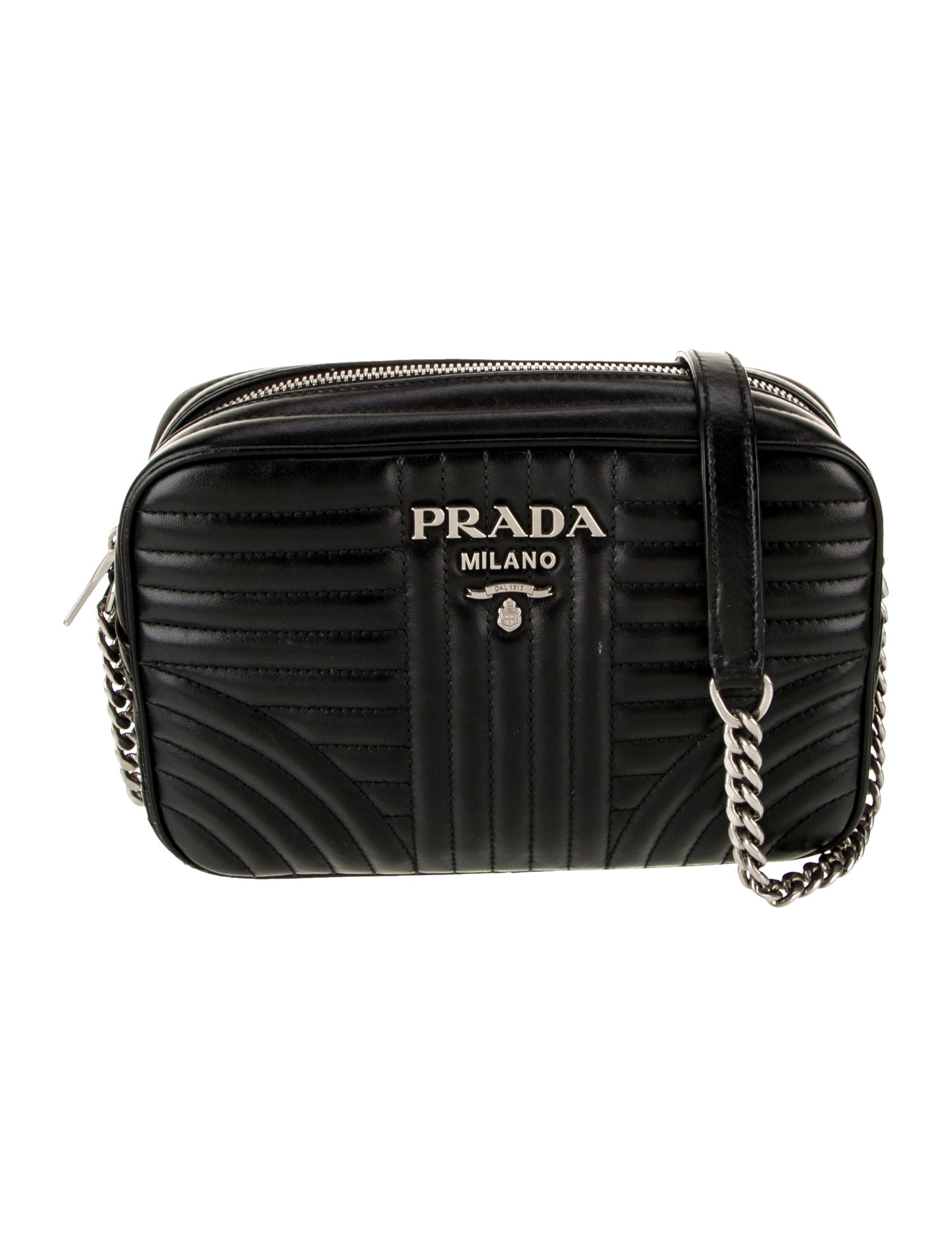 Prada Quilted Diagramme Camera