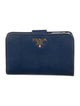 Prada Saffiano Metal Leather French Purse