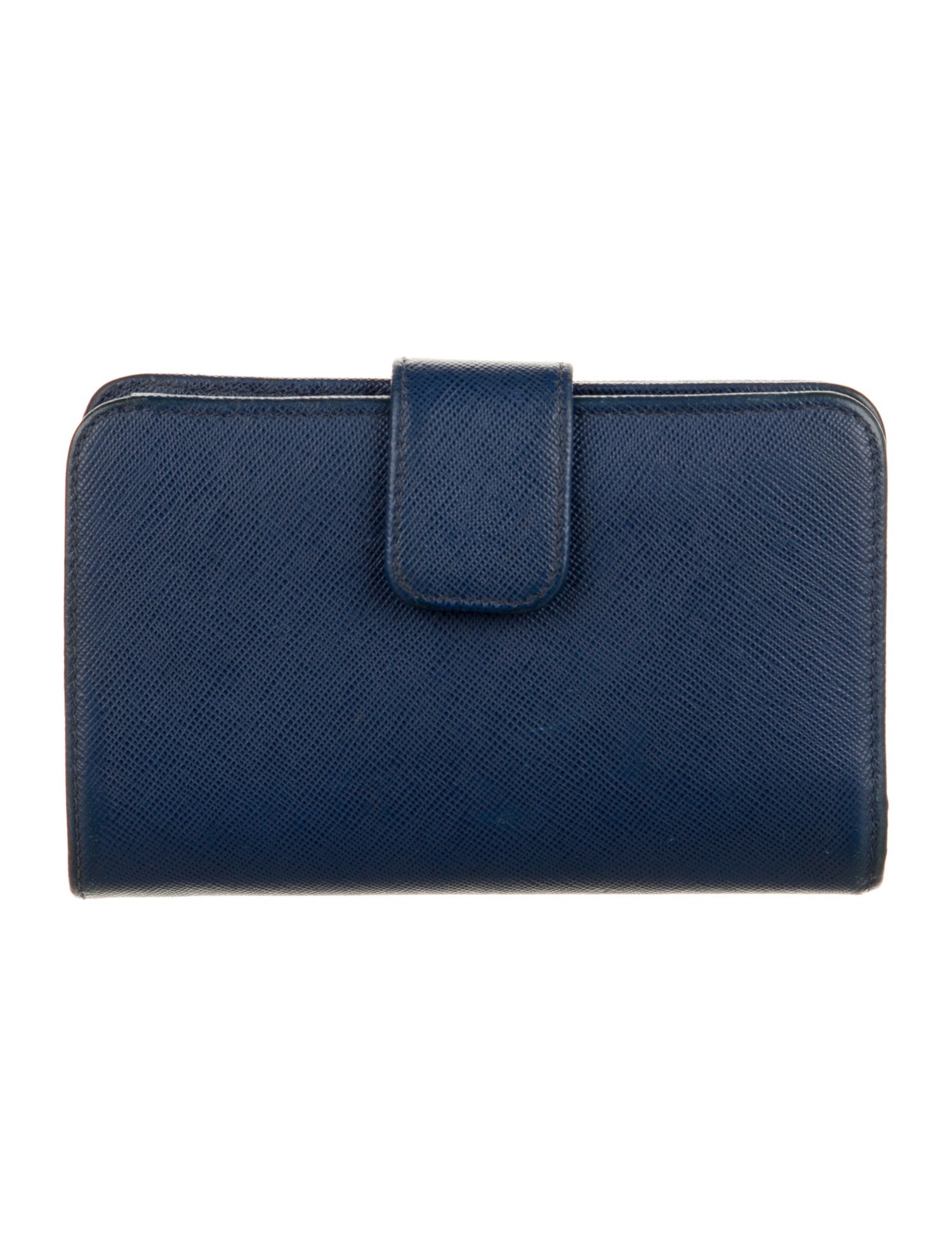 Prada Saffiano Metal Leather French Purse